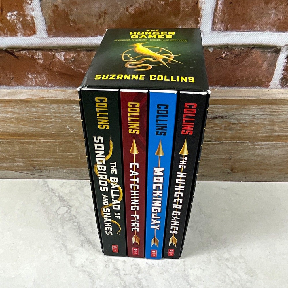 Scholastic Hunger Games 4-Book Paperback Box Set Suzanne Collins Songbirds
